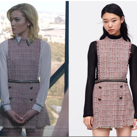 Chanel style tweed skort -one piece - Picture 5 of 5